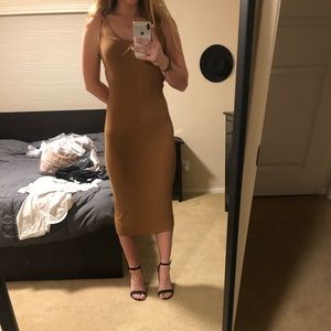 Enza Costa ribbed tank dress (size M)